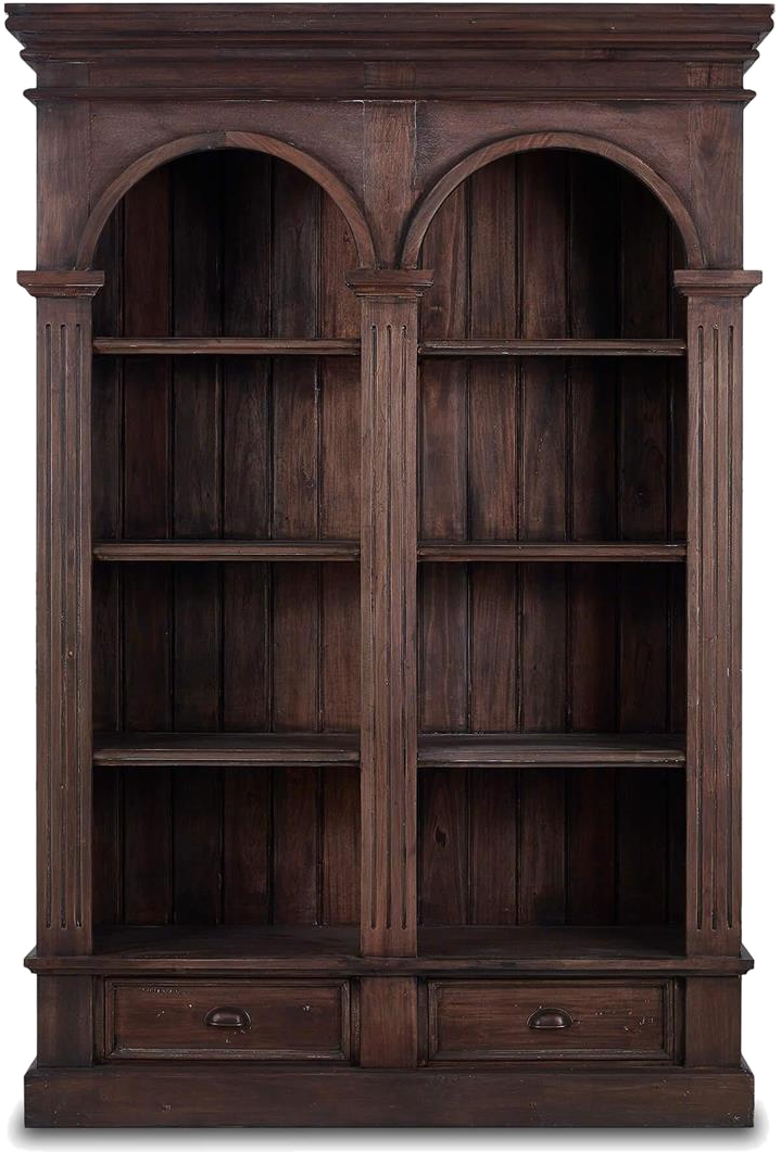 Roosevelt arched bookcase
